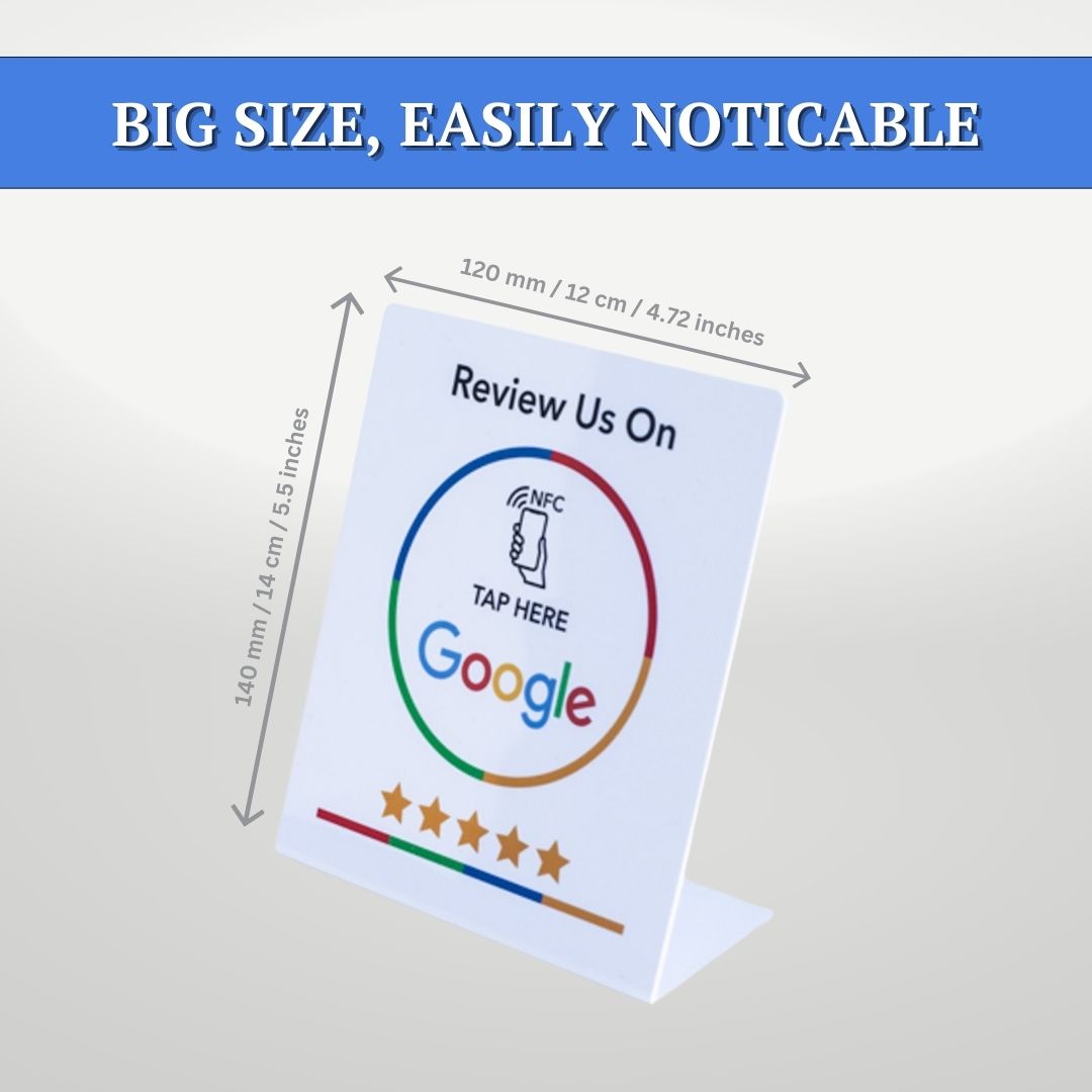 EasyTap Google Review NFC Stand for Business