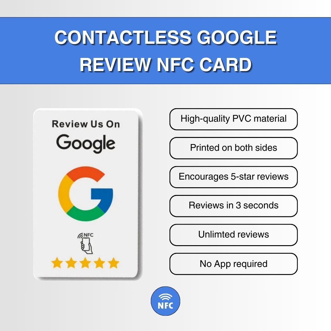 EasyTap Contactless Google Review NFC Card