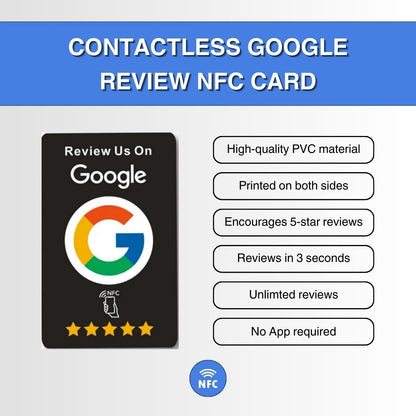 EasyTap Contactless Google Review NFC Card