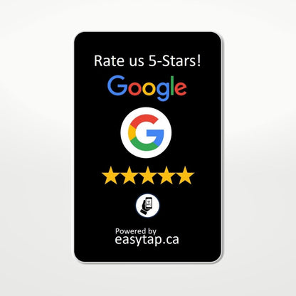 EasyTap Contactless Google Review NFC Card